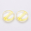 Transparent Acrylic Beads TACR-S154-09A-81-2