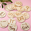 Basswood Milestone Cards WOOD-TA0001-41C-6