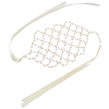 Plastic Imitation Pearl and Polyester Mesh Headbands AJEW-WH20080-60A-6