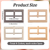 20Pcs 4 Colors Alloy Belt Buckles FIND-CL0001-36A-2