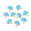 Alloy Enamel Pendants ENAM-CJC0012-007F-1
