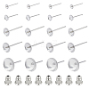 304 Stainless Steel Stud Earring Findings & Ear Nuts STAS-UN0005-85P-1