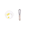 Plastic Egg Beater Miniature Ornaments PW-WGF0723-01-2