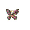 Delicate Rhinestone Butterfly Brooch PW-WGEF749-03-1