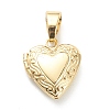 Brass Locket Pendants LS-KK-P199-15G-2
