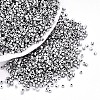 Electroplate Glass Cylinder Beads SEED-Q036-01A-B04-3