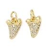 Brass Micro Pave Cubic Zirconia Pendants KK-Z120-28G-1