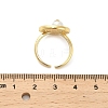 Brass Enamel Cuff Rings RJEW-K291-02G-02-5