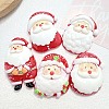Christmas Opaque Resin Cabochons RESI-K030-03-1