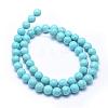 Natural Magnesite Beads Strands TURQ-G148-07-8mm-2