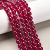 Natural & Dyed Malaysia Jade Bead Strands X-G-A146-8mm-A15-1