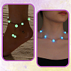 200Pcs Luminous Acrylic Beads OACR-PA0001-16-5