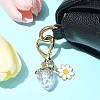Acrylic Strawberry Pendant Decoration HJEW-SW00120-03-4