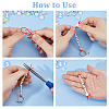 DIY Keychain Making Kits DIY-DC0003-54-4