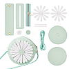 DIY Sew on PU Leather Daisy Flower Pattern Round Multi-Use Crossbody/Shoulder Bag Making Kits DIY-WH0297-56C-1