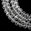 Transparent Glass Beads Strands GLAA-P076-01A-09-3