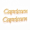 Golden Plated Alloy Cabochons PALLOY-WH0068-08F-2