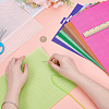10Pcs 10 Colors Plastic Canvas Sheets for Embroidery DIY-AR0004-72-3