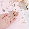 6 Pairs 3 Style Flower Brass Cubic Zirconia Stud Earring Findings KK-CN0003-19-3