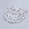 Natural Quartz Crystal Beads Strands X-G-G841-A12-2