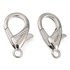 Zinc Alloy Lobster Claw Clasps PALLOY-D008-P-2