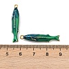 304 Stainless Steel Enamel Pendants STAS-C150-01A-3