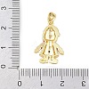 Christmas Brass Micro Pave Cubic Zirconia Pendants KK-H518-02A-G-3