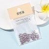 SHEGRACE Brass Pave Cubic Zirconia Square Connector Charms XGRQ2O264-440E-P-6