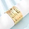 304 Stainless Steel Cuff Bangles BJEW-P382-01C-G-1