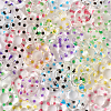 48Pcs 6 Colors Transparent Plastic Bead Frame KY-TA0001-26-3