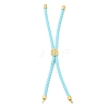 Twisted Nylon Cord Silder Bracelets DIY-B066-03G-09-1