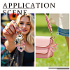 Heart with Butterfly Resin Keychains KEYC-TADJ0001-01A-5