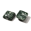 Natural Green Spot Jasper Cabochons G-I359-05-2