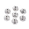 Tibetan Style Alloy Bead Caps LF0571Y-NF-1