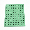 Round Alphabet Self-Adhesive Stickers DIY-TAC0005-58C-1