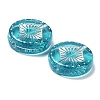 Plating Transparent Acrylic Beads LS-OACR-G016-07L-3