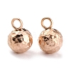 Ion Plating(IP) 304 Stainless Steel Charms STAS-O147-03B-RG-2
