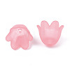 Transparent Acrylic Bead Caps FACR-N005-002G-3