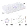 20Pcs 2 Styles Plated UV Acrylic Beads TACR-FS0001-61-4