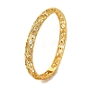 Brass Bangles for Women BJEW-D313-03G-2