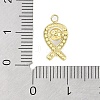 Ion Plating(IP) 304 Stainless Stee Micro Pave Cubic Zirconia Pendants STAS-P366-27G-3