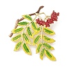 Leaf Enamel Pins JEWB-Q049-01G-1