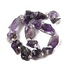 Natural Amethyst Beads Strands G-Q023-F01-01-3