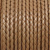 Braided Leather Cord WL-E019-3mm-07-2