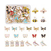 Cheriswelry 44Pcs 22 Style Alloy Enamel Charms ENAM-CW0001-09-9