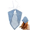 Polyester Triangle Headscarf AJEW-WH20072-72-1