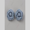 Denim Cloth Flowers DIY-WH0409-40A-1