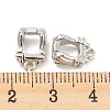 Anti-Tarnish Rhodium Plated 925 Sterling Silver Hinged Pendant Bails FIND-B026-02P-3