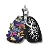 Perfect Printed Acrylic Pendants OACR-G018-01A-1