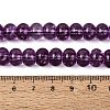 Crackle Transparent Glass Beads Strands GLAA-N074-02B-12-2